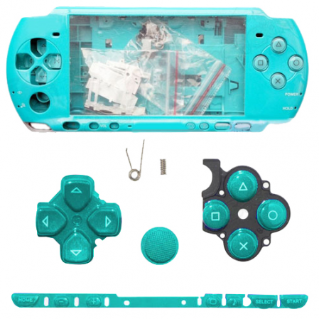 Carcasa Completa PSP 2000 Celeste