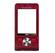 Carcasa completa sin tapa bateria Sony E. W910i Roja