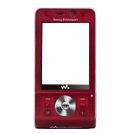 Carcasa completa sin tapa bateria Sony E. W910i Roja
