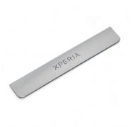Embellecedor Inferior Sony Xperia Miro ST23i Gris / Plata