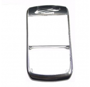 Carcasa Frontal  Blackberry 8900 Plateada con Embellecedor
