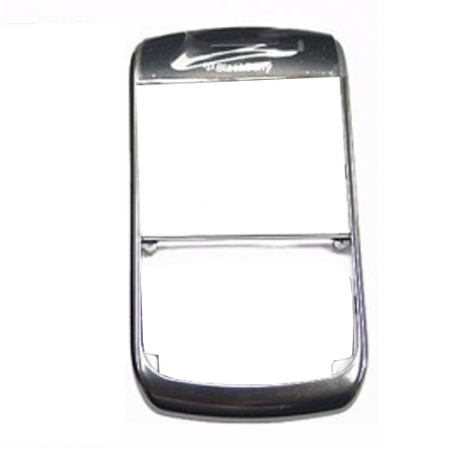 Carcasa Frontal  Blackberry 8900 Plateada con Embellecedor