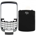 Carcasa Frontal + Tapa Bateria Blackberry 9300 Negra / Plata