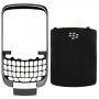 Carcasa Frontal + Tapa Bateria Blackberry 9300 Negra / Plata