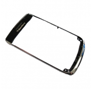 Carcasa Frontal Blackberry 9700 Negra/Plata + Embellecedores Carcasa Frontal Blackberry 9700 Negra/Plata + Embellecedores