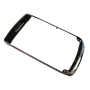 Carcasa  Frontal Blackberry 9700 Negra/Plata + Embellecedores