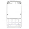 Carcasa Frontal BlackBerry Q5 Blanca