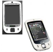 Carcasa frontal HTC S1, p3450, touch... blanca
