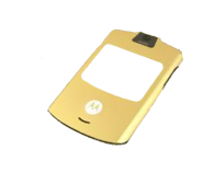 Carcasa frontal motorola V3 oro (swap)