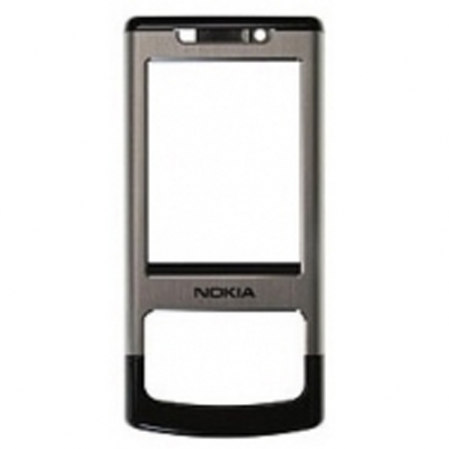 Carcasa Frontal Nokia 6500 Slide Plata