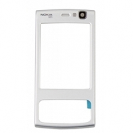 Carcasa Frontal Nokia N95 Plata