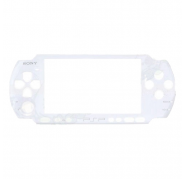 Carcasa Frontal PSP 3000 Blanca Perla