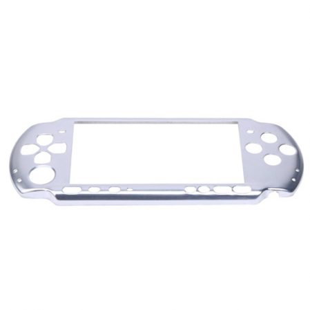 Carcasa Frontal PSP 3000 Gris Plata