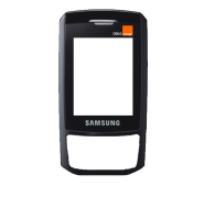 Carcasa frontal samsung D900 negra Orange(swap)