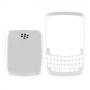 Carcasa   Frontal + Tapa Bateria Blackberry 8520 Blanco Perla