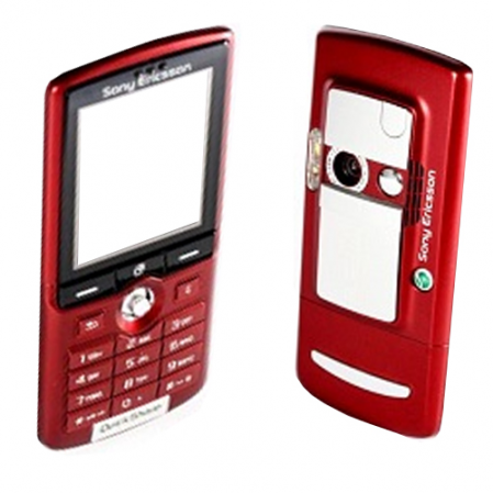 Carcasa Frontal + Trasera + Antena Sonyericsson K750i Rojo