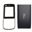 Carcasa Frontal+Trasera Nokia E55 Negro-Plata