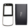 Carcasa Frontal+Trasera Nokia E55 Negro-Plata