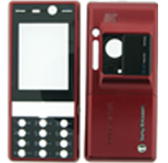 Carcasa Frontal+Trasera+Tapa Bateria Sonyericsson K810 Roja