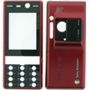 Carcasa Frontal+Trasera+Tapa Bateria Sonyericsson K810 Roja