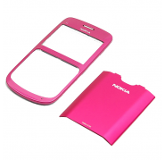 Carcasa Frontal y Trasera Nokia C3 Rosa