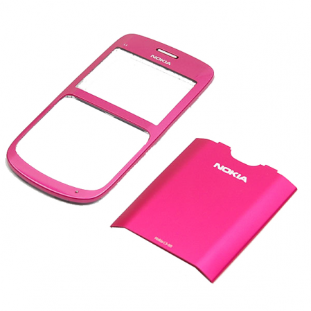 Carcasa Frontal y Trasera Nokia C3 Rosa