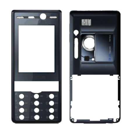 Carcasa Frontal+Trasera+Botones  Sony.e K810i Negra