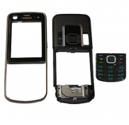 Carcasa frontal+trasera+teclado Nokia 6220c negra