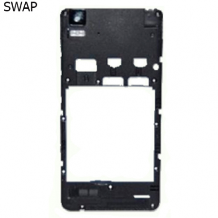 Carcasa Intermedia + Lente Camara Bq Aquaris E4 SWAP