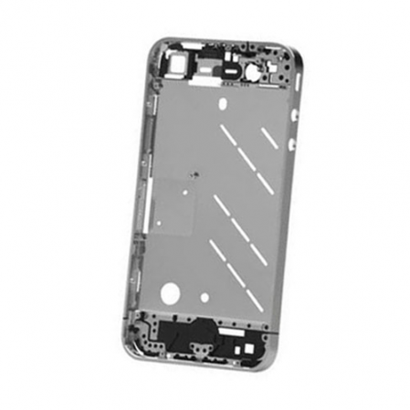 Carcasa Intermedia Plateada Iphone 4
