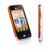 Carcasa LG GS290 Naranja Completa, Frontal + Central + Tras..