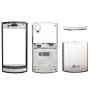 Carcasa LG GT 500 Plata Frontal+Central,Trasera+Tapa Bateria
