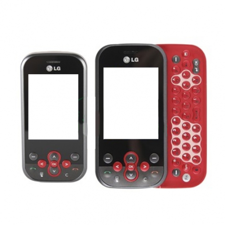 Carcasa LG KS360 Completa Roja/Negra