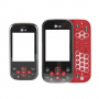 Carcasa LG KS360 Completa Roja/Negra