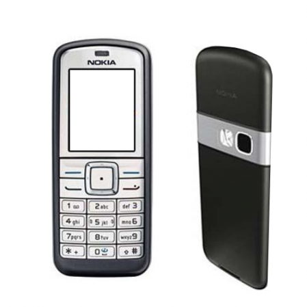 Carcasa Nokia 6070 Frontal+Trasera Gris Oscuro