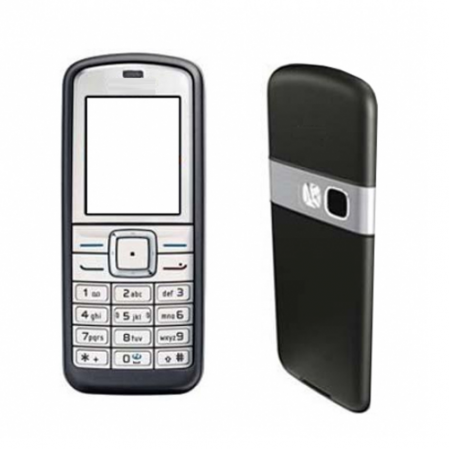 Carcasa Nokia 6070 Negra Frontal+Trasera Con Teclado