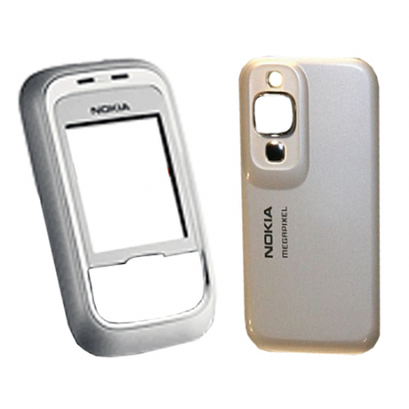 Carcasa Nokia 6111 Frontal + Trasera Plata