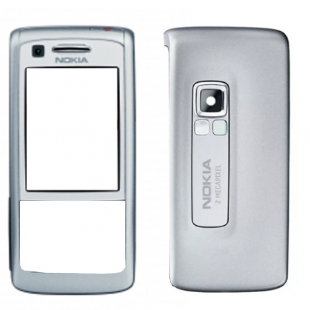 Carcasa Nokia 6280 Frontal + Trasera Plata