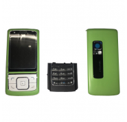 Carcasa Nokia 6280 Frontal+Trasera+Teclado Gris/negro