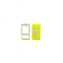 Carcasa Nokia 6280 Frontal+Trasera+Teclado Amarillo/plata
