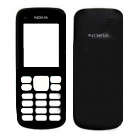 Carcasa Nokia C1-02 Frontal+Trasera Negra