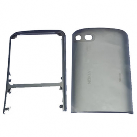 Carcasa Nokia C3-01 Frontal+Trasera Plata