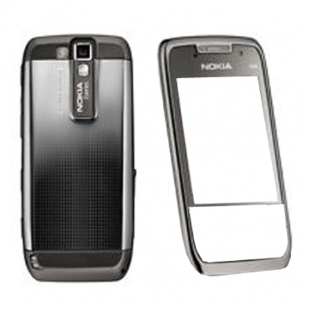 Carcasa Nokia Frontal+Trasera Nokia E66 Plata