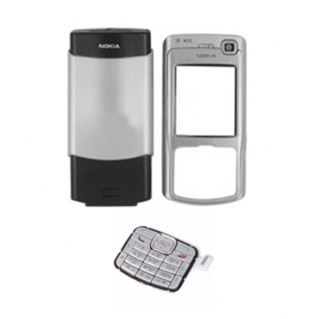 Carcasa Nokia N70 Gris Perla Completa