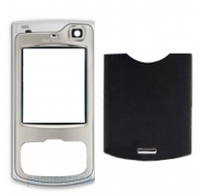 Carcasa Nokia N80 Frontal+Tapa Bateria Plata