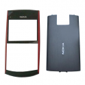 Carcasa Nokia X2 Frontal + Tapa Bateria Roja/Negra