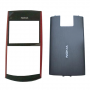 Carcasa Nokia X2 Frontal + Tapa Bateria Roja/Negra
