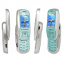 Carcasa Samsung E350  Plata/Celeste Sin Tapa de Bateria