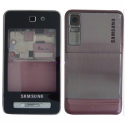 Carcasa Samsung F480 Rosa Metalica