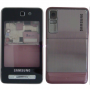Carcasa Samsung F480 Rosa Metalica